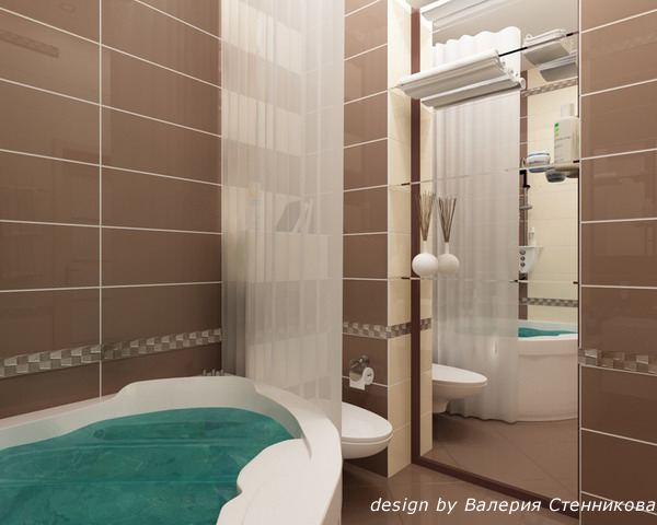 Интерьер ванной комнаты в коричневых тонах 3 (600x480, 126Kb)