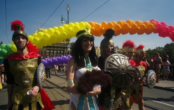 Гей-парад в Праге, 18 августа 2012 года