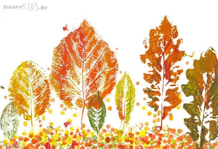 Рисуем Осень С Детьми Карандашом