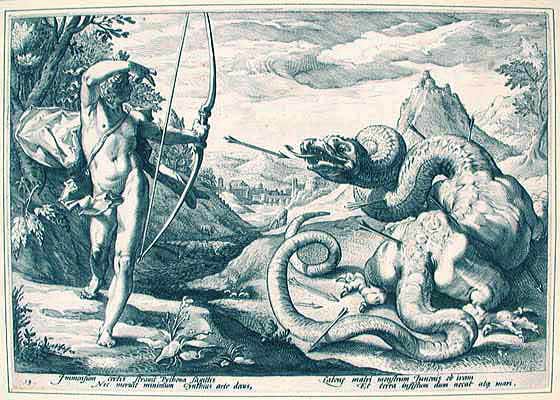 Секреты ВЕНЕДОВ - Страница 2 90997743_4711681_Apollo_slaying_Python_by_Goltzius