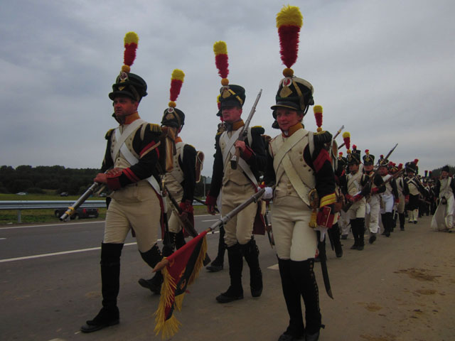 19 Бородино на марше фр пехота (640x480, 72Kb)