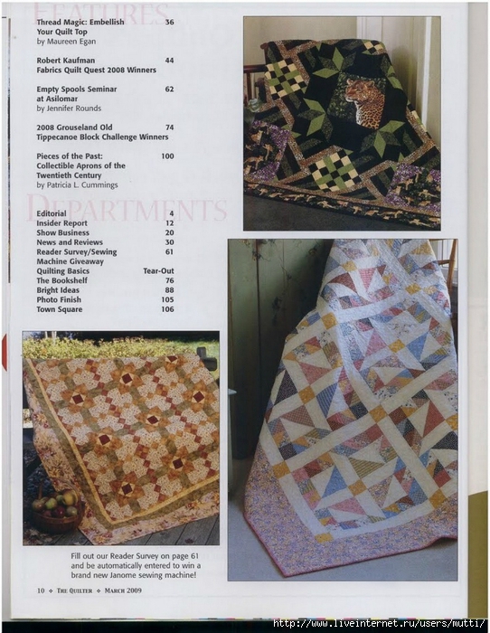 needlib.com_The Quilter Magazine m2009_00008 (542x700, 313Kb)