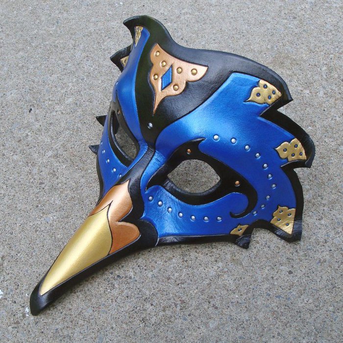 Анкета Аи Мию 91695691_2005448_Persian_Raven_Mask__Blue_by_merimask