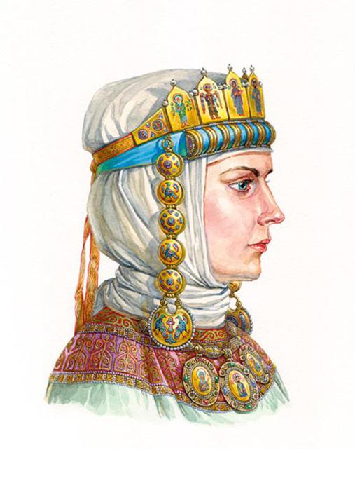 Древнерусский женский ювелирный головной убор. Фотографии