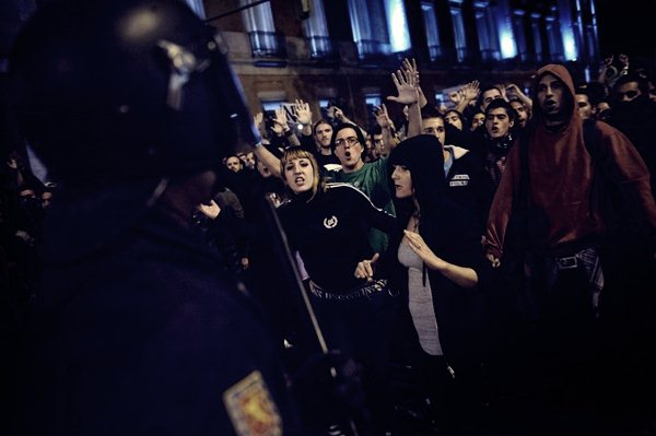 Демонстрации в Мадриде 25 сентября14 (600x399, 33Kb)