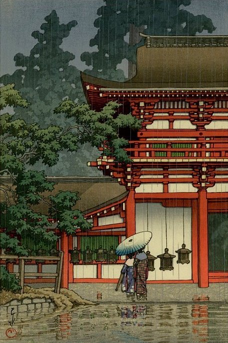 Rain at Kasuga Shrine, Nara (456x686, 106Kb)