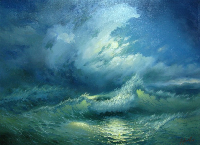 Художник-маринист Александр Милюков7 (700x509, 96Kb)