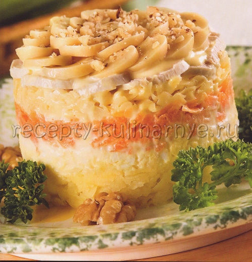 Салат с курицей вареной рецепт