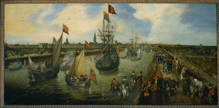 The Departure of a Senior Functionary from the Port of Middelburg (700x346, 361Kb)
