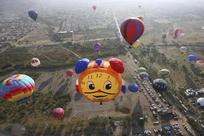 Международный фестиваль воздушных шаров в Леоне