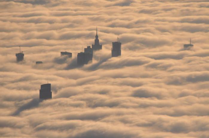 Варшава в тумане