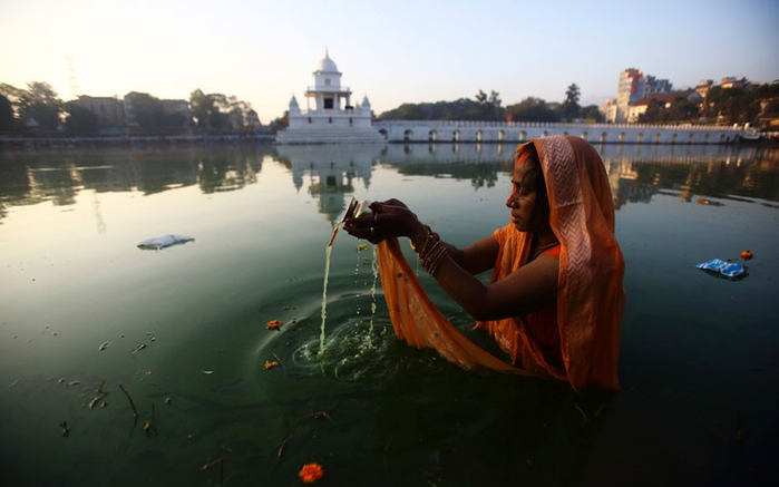 Индуистский фестиваль Пуджа Чхатх (Hindu festival of Chhath Puja)