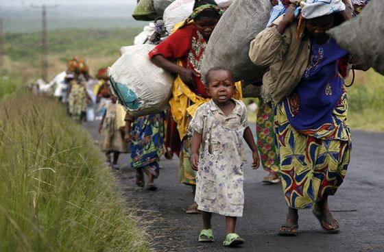 Война в Конго: повстанцы, жертвы, дети и беженцы. Фотографии