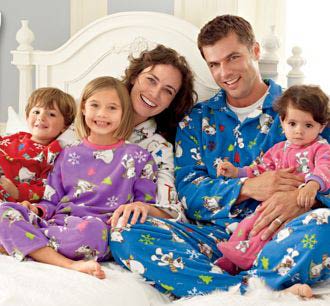 Семейные рождественские пижамы