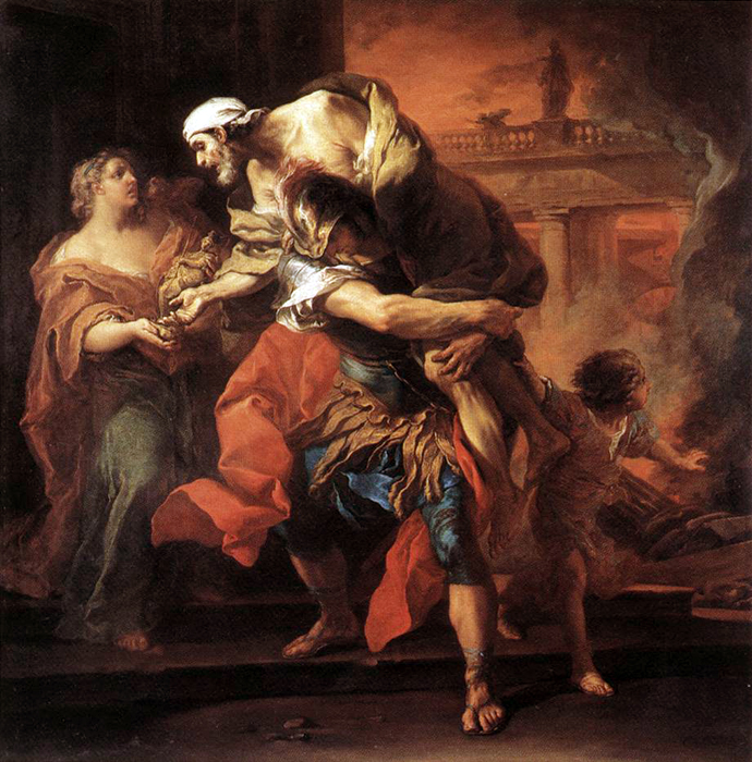 Zborul de Aeneas din Troia (Carl van Loo) / 4711681_Begstvo_Eneya_iz_Troi_Karl_van_Loo (690x700, 435Kb)