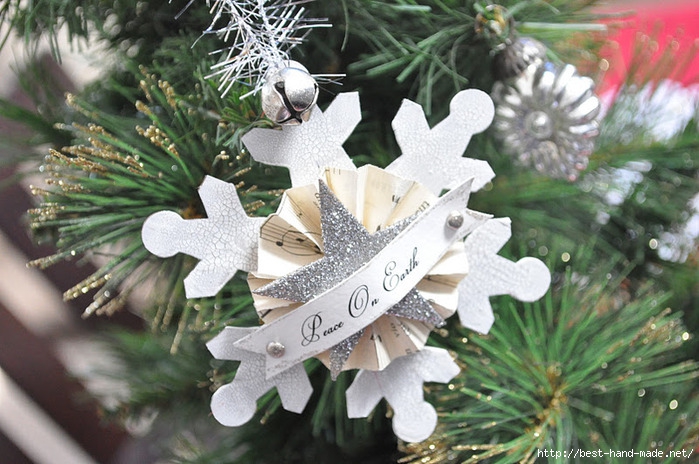 christmas snowflake handmade ornament vintage how to (700x464, 252Kb)