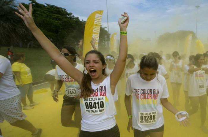 'Цветной забег' в Рио-де-Жанейро, 16 декабря 2012 года