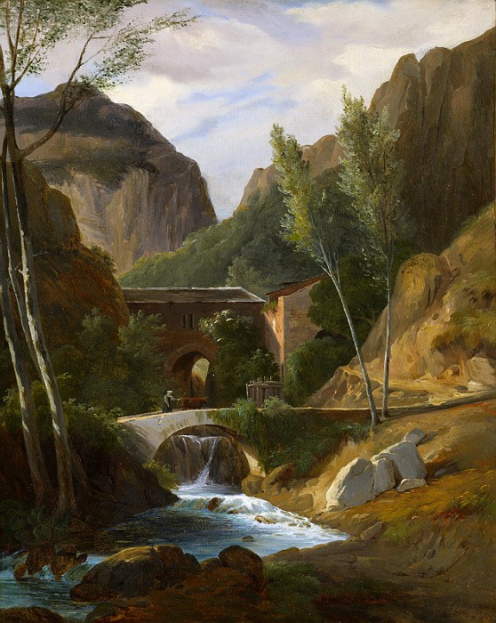 Антуан-Феликс Буаселье - Ущелья в Амальфи 1811 (558x700, 156Kb)