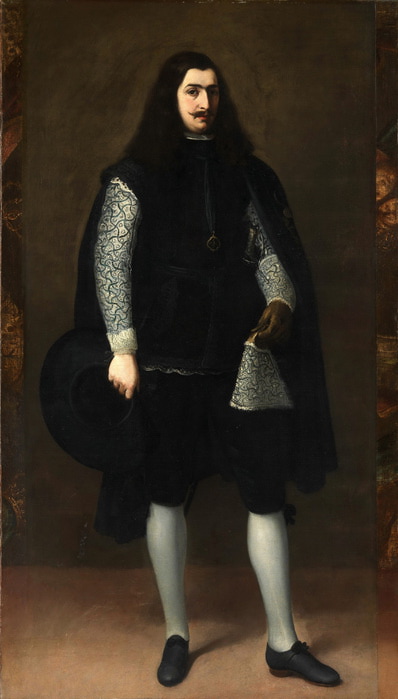 Бартоломе Эстебан Мурильо - Рыцарь Алькантара и Калатрава 1650-1655 (398x700, 57Kb)