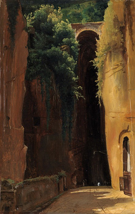 Густав Седерберг - Грот Посилипо, Неаполь  1820 (443x700, 126Kb)