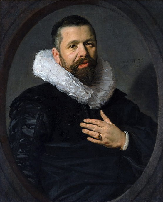 Франс Халс - Портрет бородатого мужчины в воротнике 1625 (555x685, 93Kb)