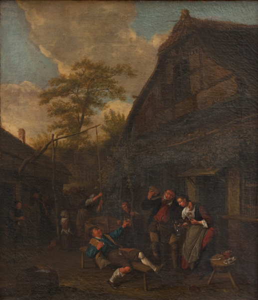 Peasants outside an Inn. 1679 (517x600, 256Kb)