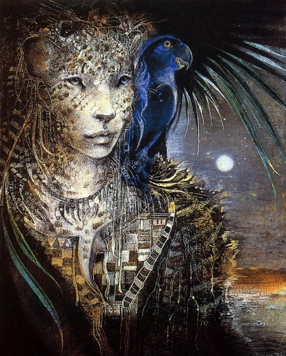 Ваш тотем - помощник  96693947_Susan_Seddon_Boulet_19411997__Brazilianborn_American_Goddess_painter__TuttArt__19_