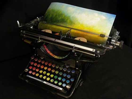 Тайри Каллахан. Цветная печатная машинка. Фотографии