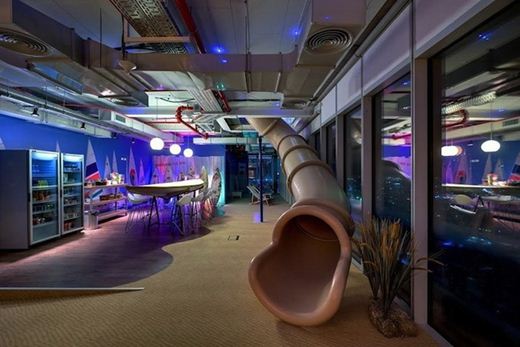 Офис компании Google в Тель-Авиве в стиле «эко»