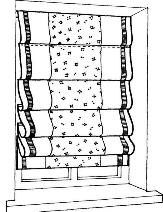 Римская штора - схема и примеры 11 (538x700, 59Kb)