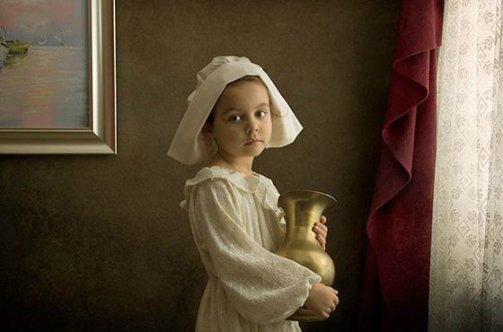 Фотографии девочки в стиле живописи XVIII века