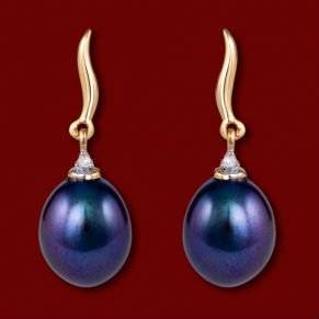 BLACK PEARL.  earrings 1jpg (291x291, 8Kb)