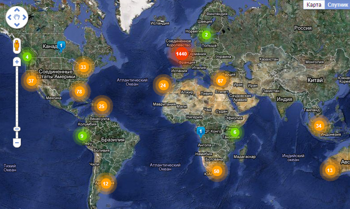 Карта Мира Со Спутника Онлайн Бесплатно