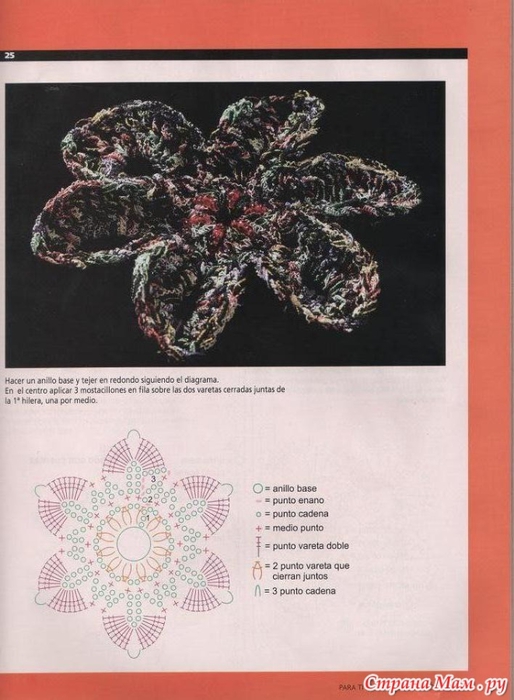 Para Ti журнал цветы крючком (20) (514x700, 226Kb)
