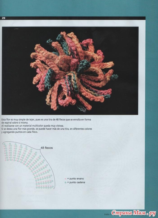 Para Ti журнал цветы крючком (24) (507x700, 186Kb)