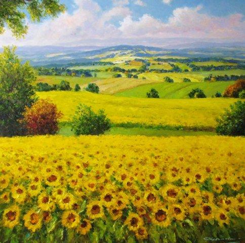 gerhard_nesvadba_sunflowers2 (484x480, 55Kb)