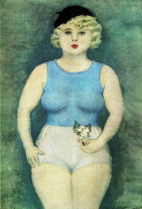 «Девушка с букетом»    1933 (477x700, 107Kb)
