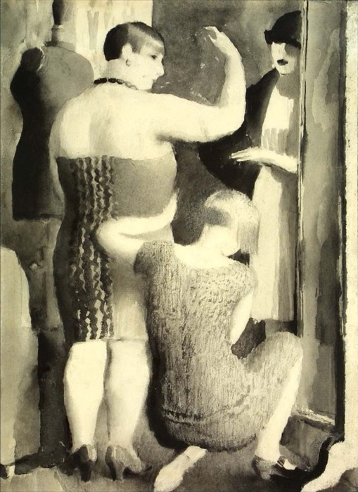 «Примерка» 1927 (509x700, 105Kb)