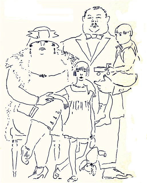 Семейный портрет  Смехач 1926 (514x640, 87Kb)