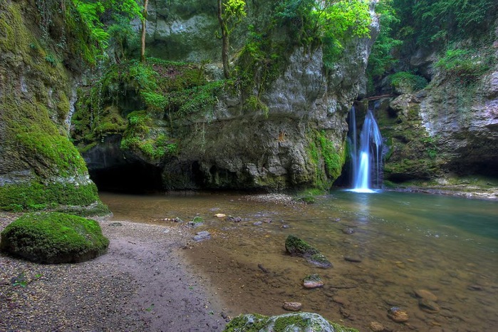 Водопад La Tine de Conflens, Швейцария 47961