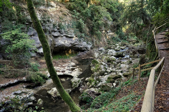 Водопад La Tine de Conflens, Швейцария 77619