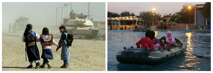 Фотографии Ирака до и после вторжения США