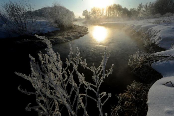 Река Усяжа в Белоруссии
