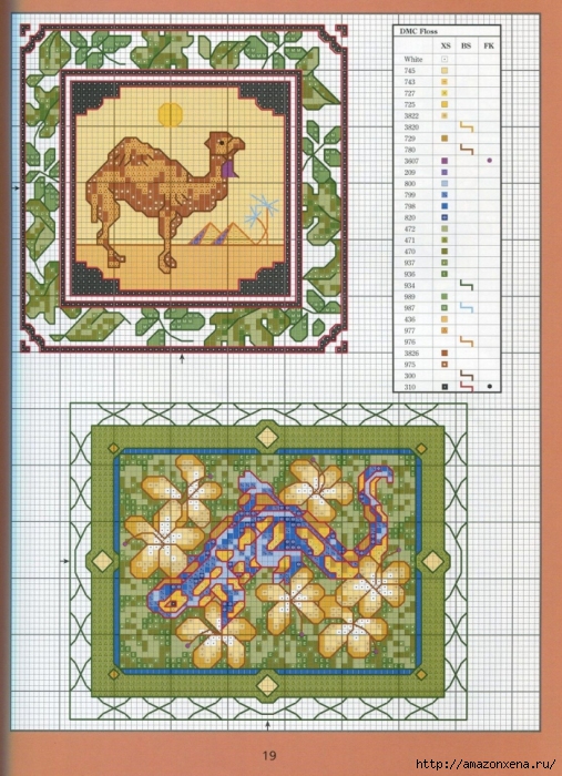 Отличный журнал вышивки Marie Barber - Cross-Stitch Florals (13) (507x700, 342Kb)