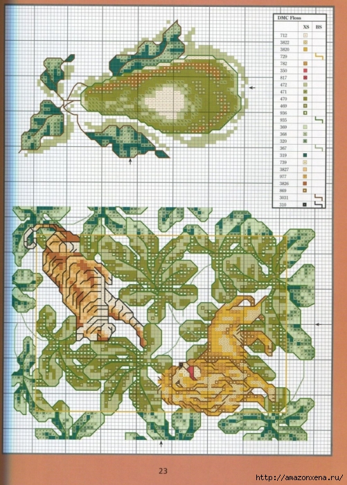 Отличный журнал вышивки Marie Barber - Cross-Stitch Florals (17) (501x700, 338Kb)