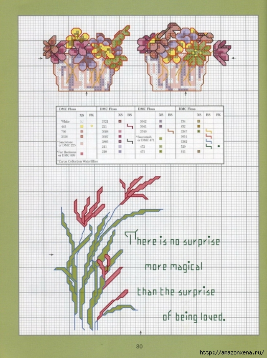 Отличный журнал вышивки Marie Barber - Cross-Stitch Florals (74) (523x700, 291Kb)