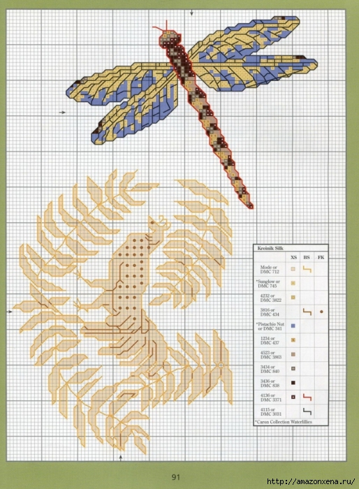 Отличный журнал вышивки Marie Barber - Cross-Stitch Florals (76) (514x700, 321Kb)