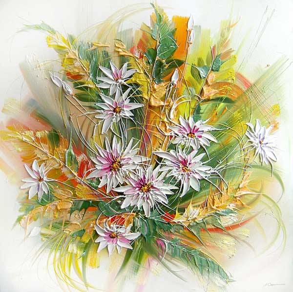 Великолепные цветы от Л.Скрипченко 4311 (600x598, 78Kb)