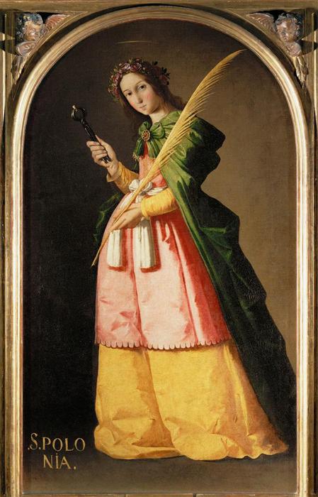 Zurbaran St Apollonia (449x700, 55Kb)