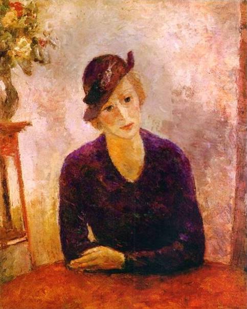Женщина в голубом, 1935 (483x603, 46Kb)